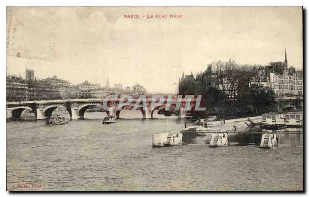 Paris - O Pont Neuf — A. Jaride, Paris - Frente