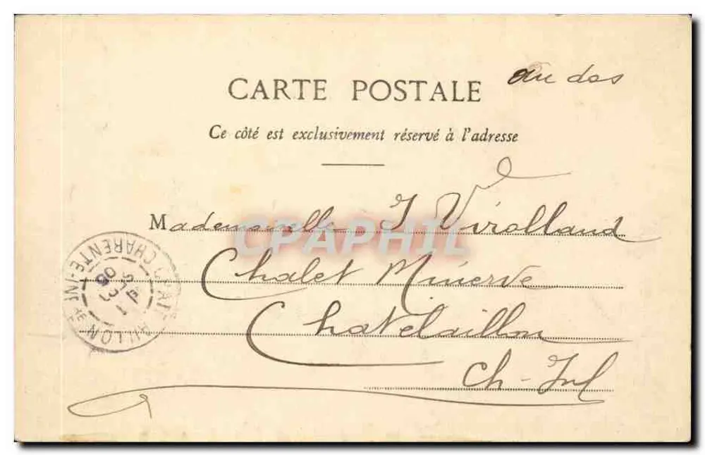 Paris - Le Palais d'Orsay & La Nouvelle Gare d'Orléans — éditeur non visible, n° de série 157 - Verso