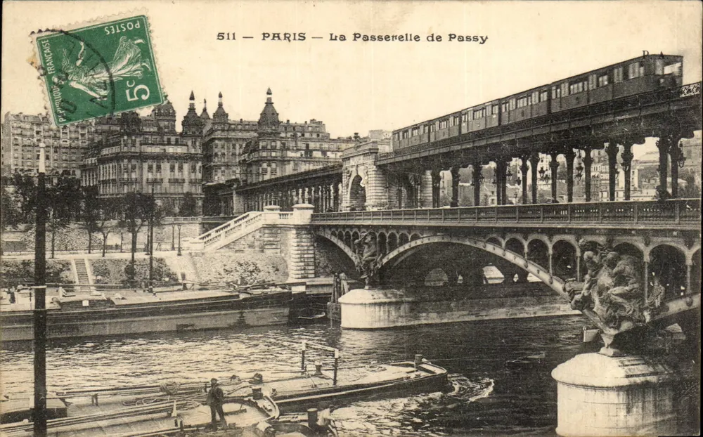 Parijs — De brug van Passy — uitgever P. P. P. n° 511 - Voorkant