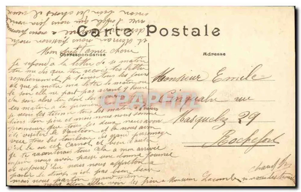 Parijs — De brug van Passy — uitgever P. P. P. n° 511 - Achterkant
