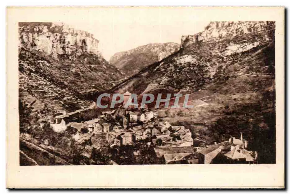 Allgemeiner Blick — Innenansicht der Schlucht der Jonte — Imp. Peyreleau, Limoges - Vorderseite
