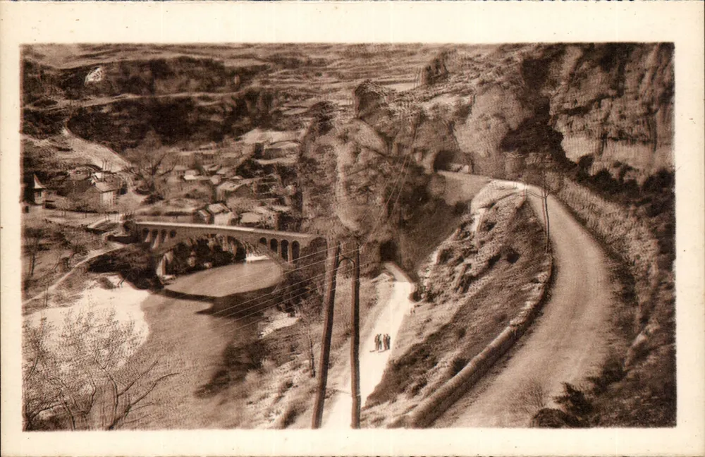 Garganta do Tarn — Vista do Ponte — 643 — Imp. François, Tarn - Frente