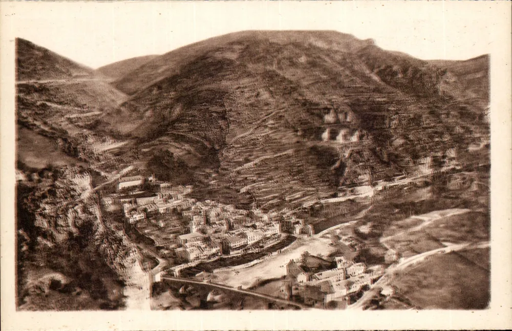 Tarn-Gorges — Panoramablick — Ste-Enimie — Impr. François, Tarn - Vorderseite