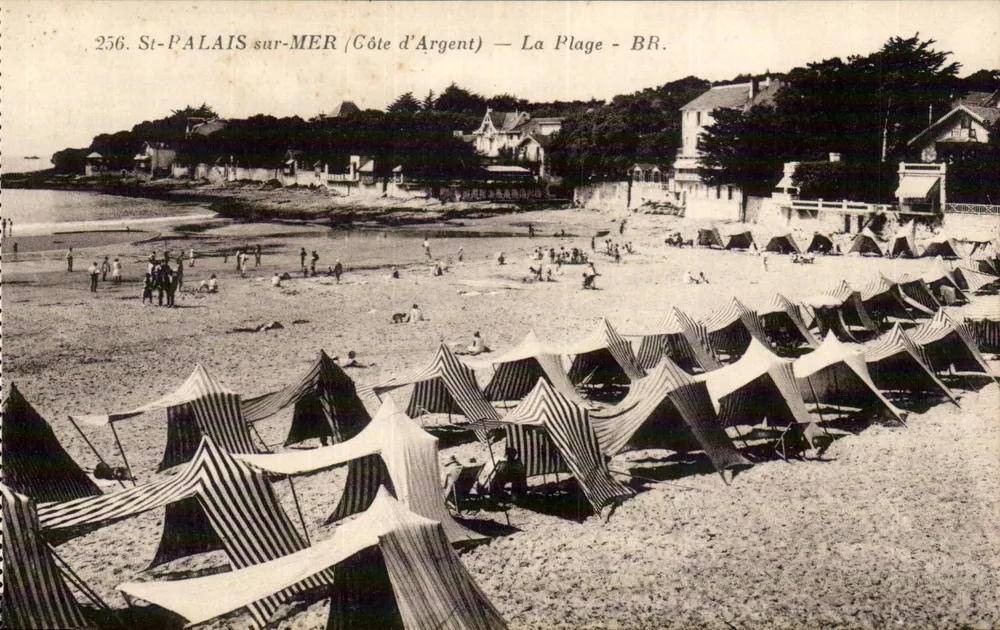 St-PALAlIS sur-MER (Côte d'Argent) — A Praia — BR. - Frente