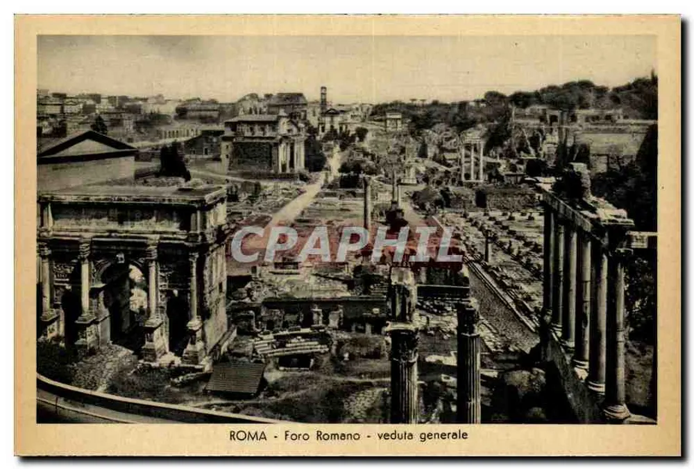 Rom - Forum Romanum - allgemeine Ansicht - Vorderseite