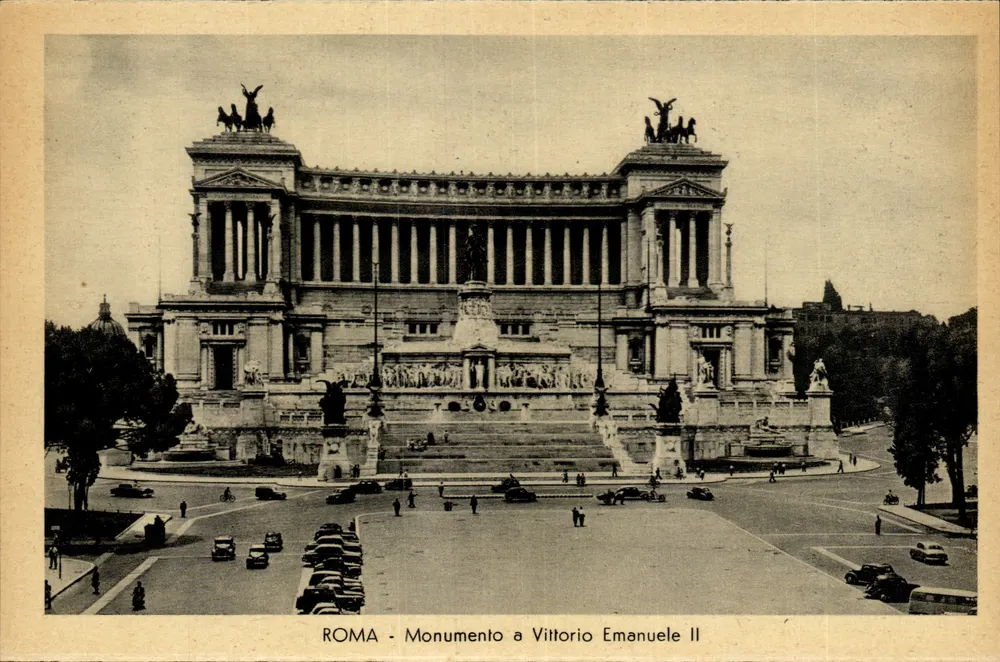 Rom - Denkmal für Vittorio Emanuele II — unbekannter Verlag, Seriennummer nicht sichtbar - Vorderseite