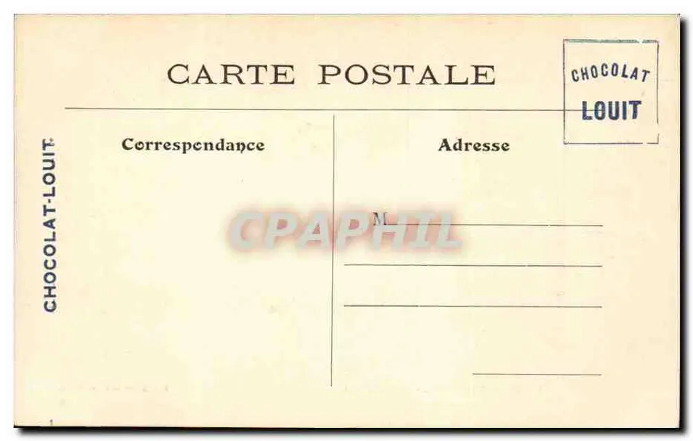 Paris. — Palácio-Royal. — Conselho de Estado — L. J. & Cie, editora, Angoulême-Paris - Verso