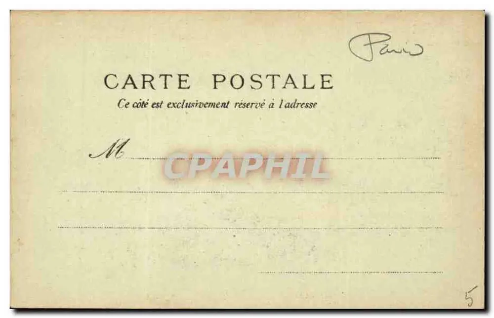 Paris — O Teatro-Français - Verso