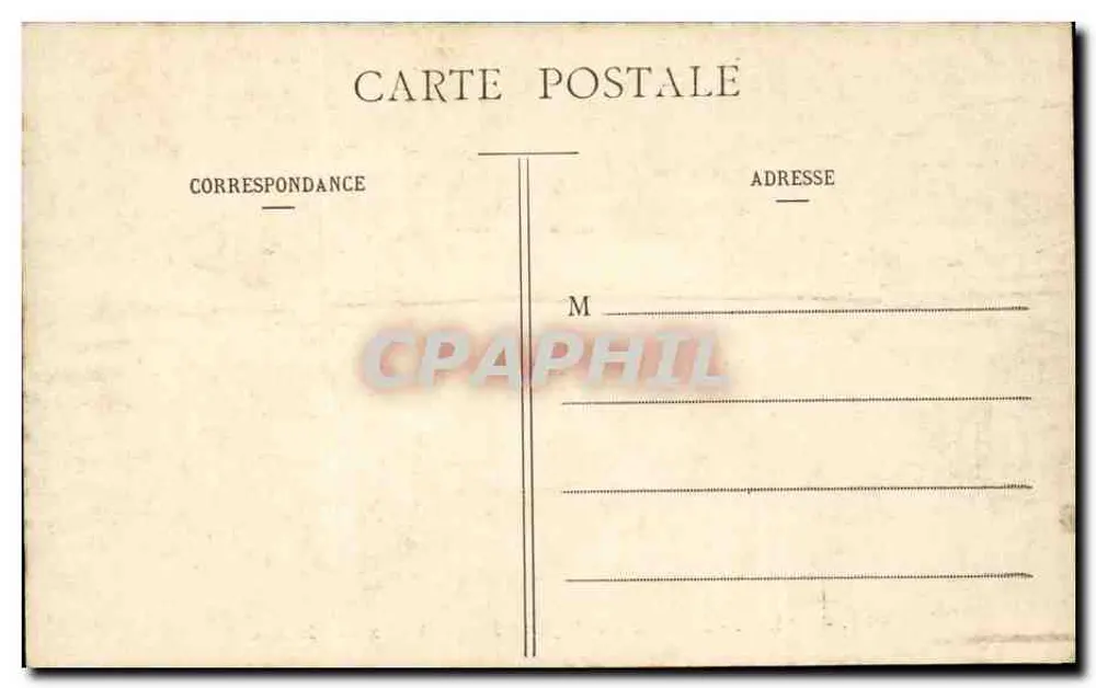 Paris - Bois de Boulogne - Boote auf dem See — n°494 - Rückseite