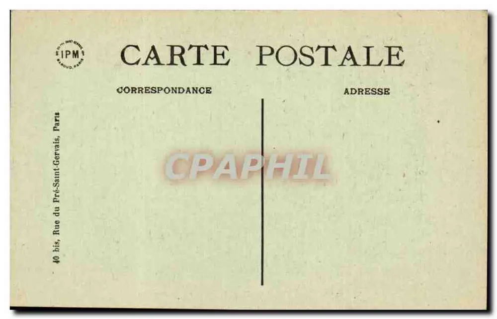 PARIS — Jardin des Plantes — SCHWÄNE — Verleger IPM, Nr. 250 - Rückseite