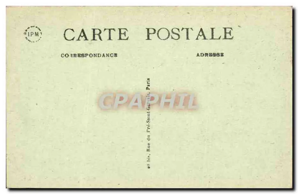 Paris - Jardin des Plantes — Der Pfau dreht sich — IPM - Rückseite