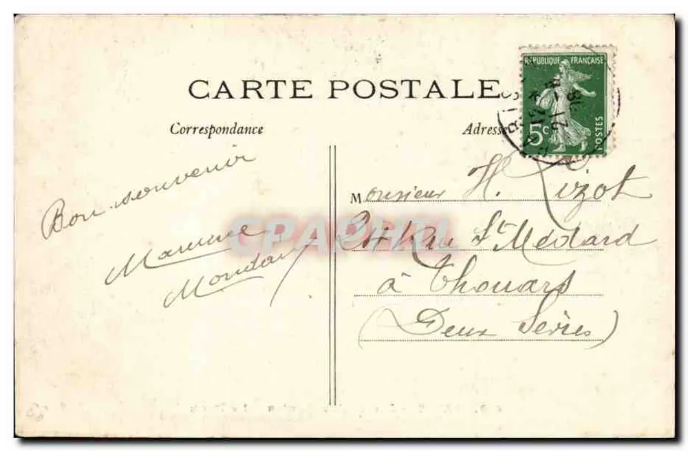 Paris - Jardin des Plantes - Der Pfau — J.H. n°610 - Rückseite