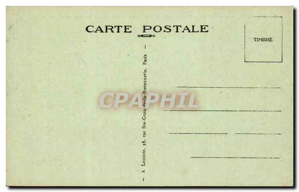 Paris — Vista geral da Place de la République — A. L. - Verso