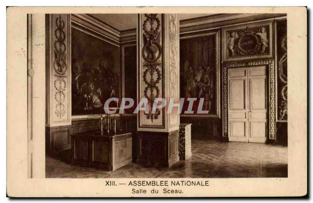 Nationalversammlung — Salle du Sceau — Editions Pepper, Nr. XIII - Vorderseite
