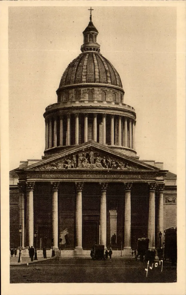 O Panteão — Paris — Éditions d'Art YVON, n° 187 - Frente