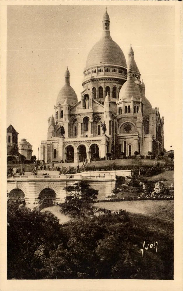 Basilika des Heiligen Herzens von Montmartre — Paris — 'Flanant' Kunstausgabe - Vorderseite