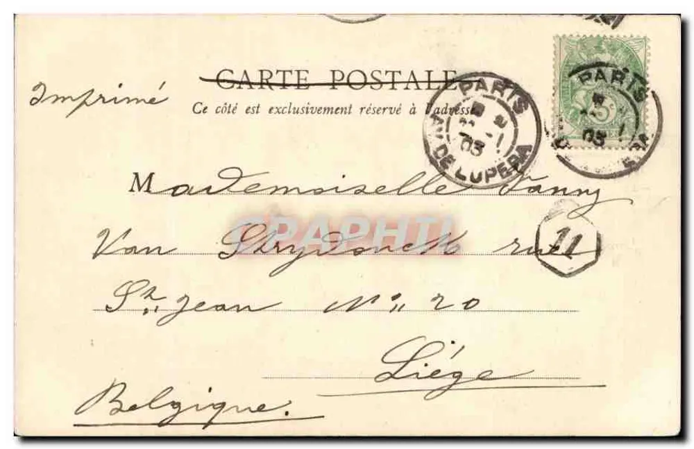 Paris - Kapelle N.-D.-de-Consolation, rue Jean-Goujon — E. R. Paris, Nr. 32 - Rückseite