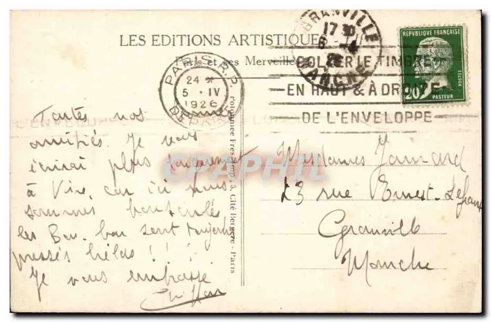 Paris - Die Gärten und der Bassin des Luxembourg — LIP n°52 - Rückseite