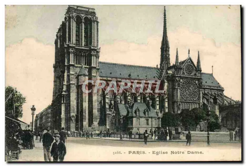 Paris - Igreja de Nossa Senhora de Paris — n° 5166 - Frente