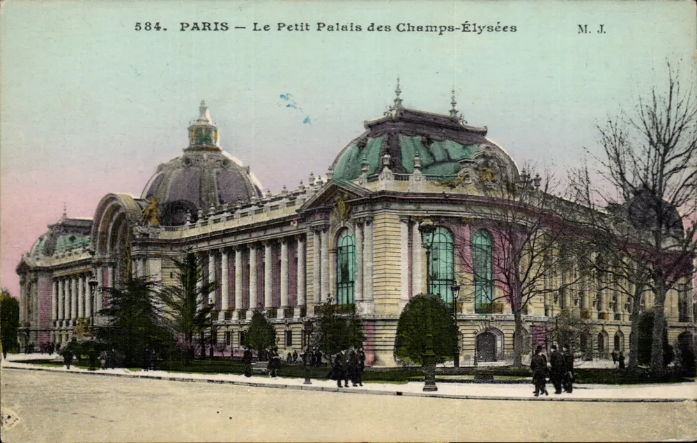 PARIS — O Pequeno Palácio dos Campos Elísios — M. J. n° 584 - Frente