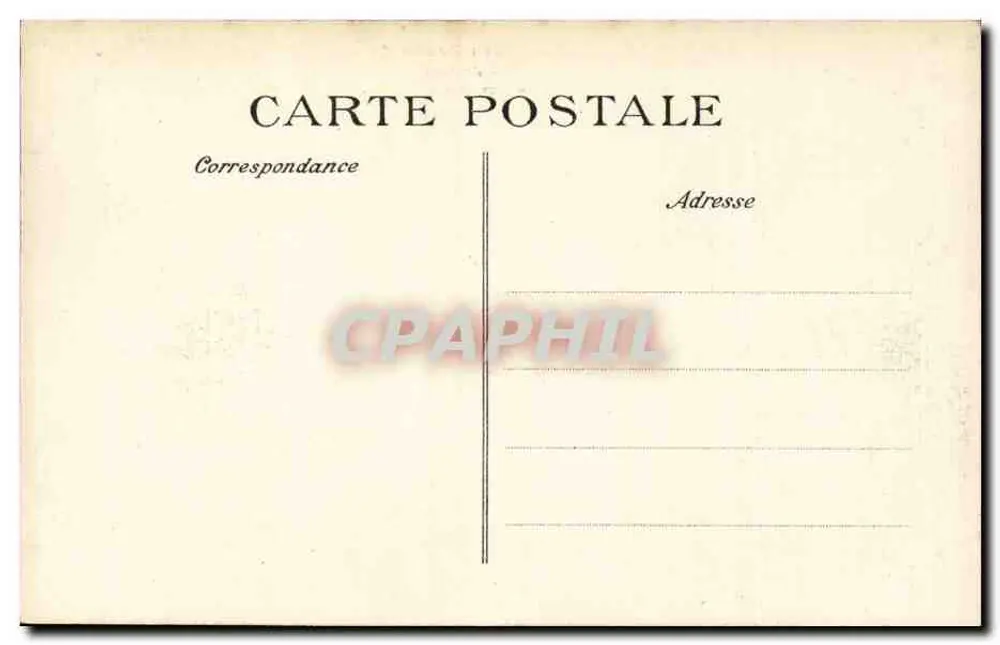 PARIS — Escola dos Belos-Artes — editor C. Dubois, n° 4596 - Verso