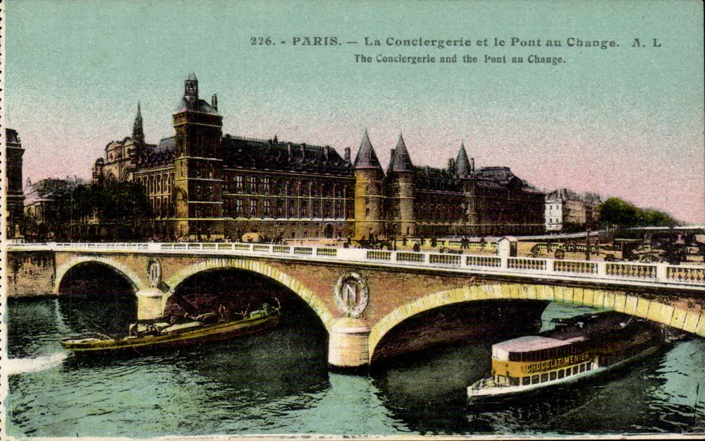 Paris — La Conciergerie und der Pont au Change — A. L. n° 226 - Vorderseite