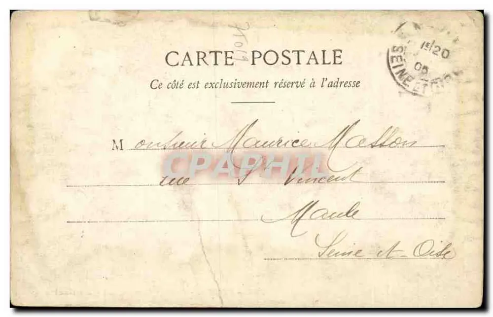 Paris - Buttes Chaumont - Die Höhle — Verlag Bornand-Vocanson, n° 385 - Rückseite