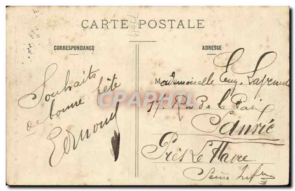 Paris - Buttes Chaumont - Le Bélvédère — anonymer Verlag, Nr. 334 - Rückseite
