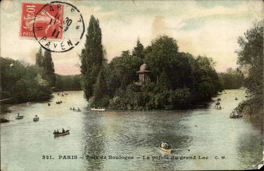 Paris — Bois de Boulogne — Spitze des großen Sees — C.M. — Nr. 321 - Vorderseite