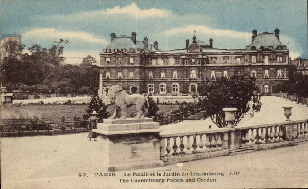 París — El Palacio y el Jardín del Luxembourg — LIP - Anverso