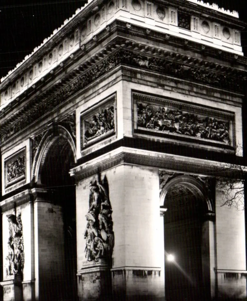 Paris und seine Wunder — Nachtsicht auf den Arc de Triomphe (1806-1836) — André Leconte, Véritable Editions - Vorderseite