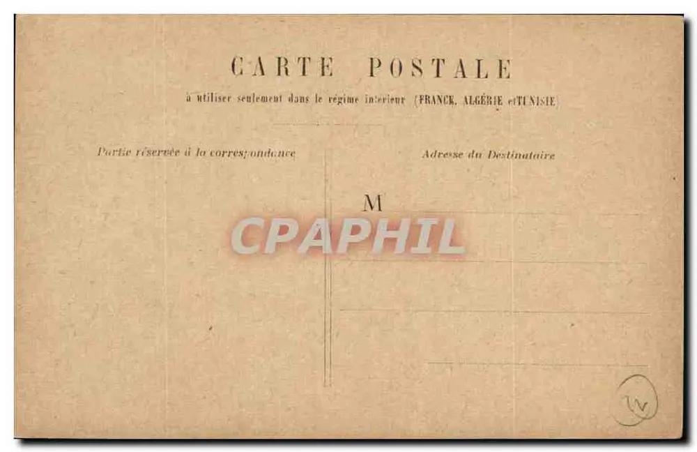 PARIS - Gare de Lyon — vista da torre da hora — editor não identificado - Verso