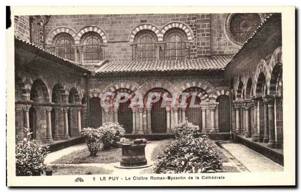 Le Puy — Der roman-byzantinische Cloister der Kathedrale — n°9 - Vorderseite