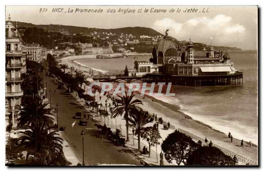 NICE - Die Promenade des Anglais und das Casino de la Jetée - LL - Vorderseite