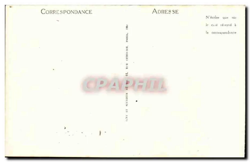 NICE - O cais dos Estados Unidos — LL — n° 203 - Verso