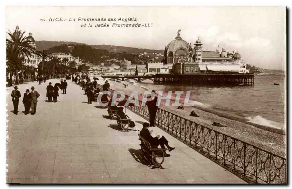 Nice — Die Promenade des Anglais und die Jetée Promenade — LL - Vorderseite