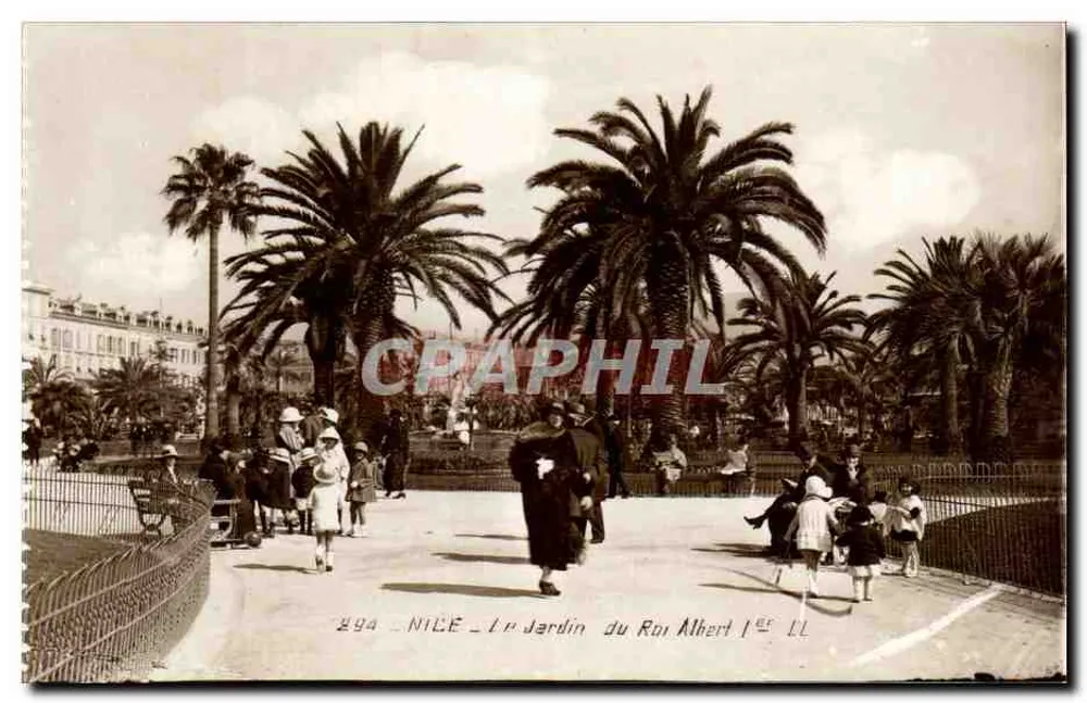 Nice - O Jardim do Rei Albert Ier LL - 294 - Frente