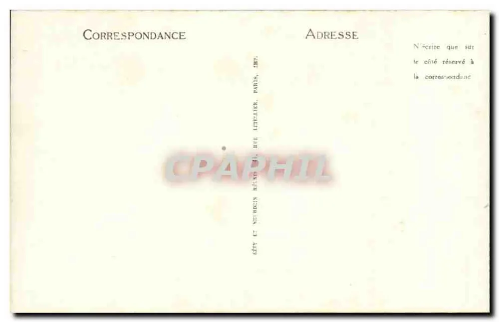 Nice — Os Jardins vistos do Casino — LL. — N° 751 - Verso
