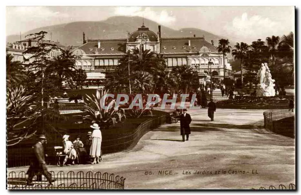 Nice — Os Jardins e o Casino — LL. — LL. — LL. - Frente