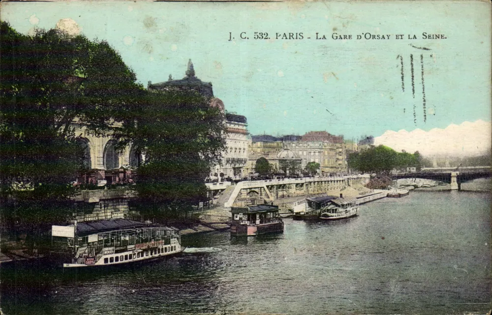 Paris - Die Gare d'Orsay und die Seine — J.C. 532 - Vorderseite