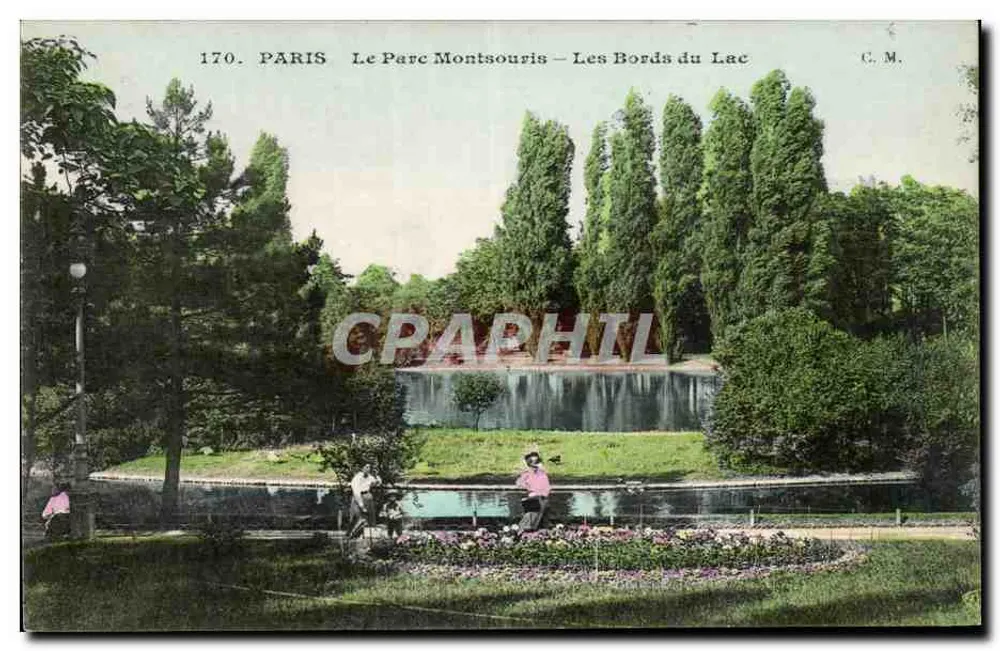 Paris — Le Parc Montsouris — Les Bords du Lac — C.M. n°170 - Vorderseite