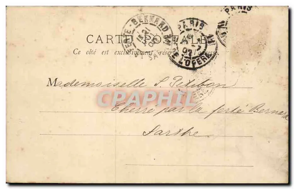 Hôtel des Invalides — Paris — B.F. Paris, n°87 - Rückseite