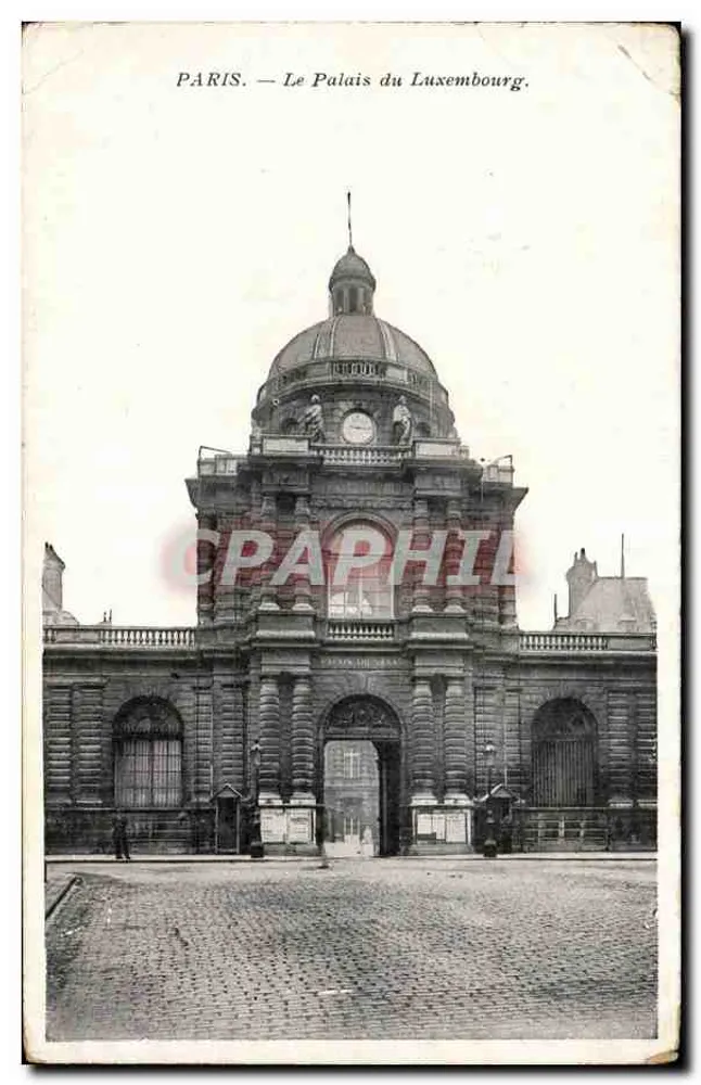 París — El Palacio del Luxembourg - Anverso