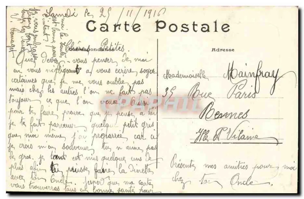Place de la République — Paris — editor desconhecido, número de série não visível - Verso