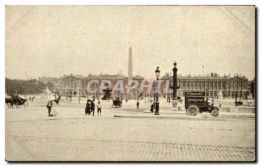 Concorde-Platz — Paris — anonymer Verleger, Seriennummer nicht sichtbar - Vorderseite
