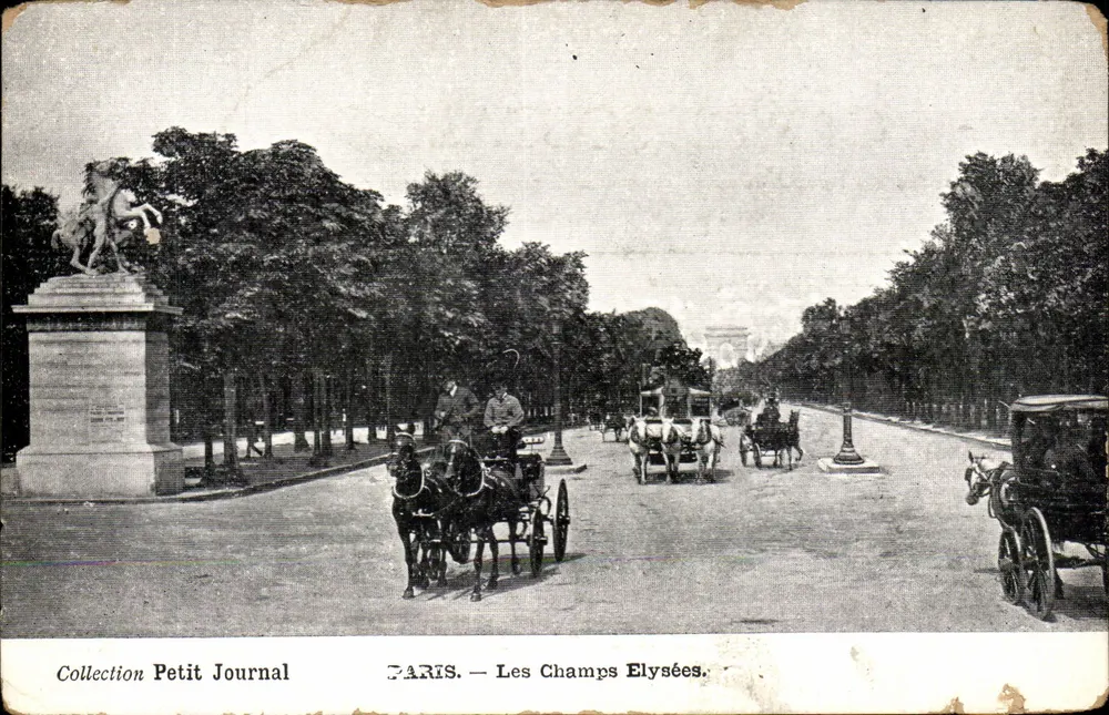 PARIS — Les Champs Elysées — Collection Petit Journal - Vorderseite