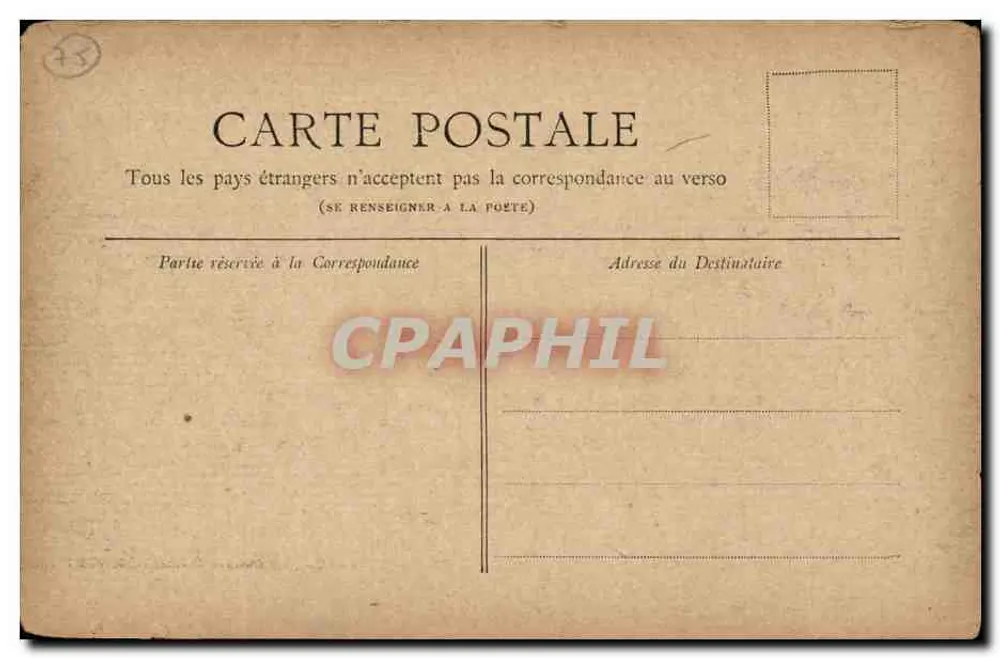 PARIS — Les Champs Elysées — Collection Petit Journal - Rückseite