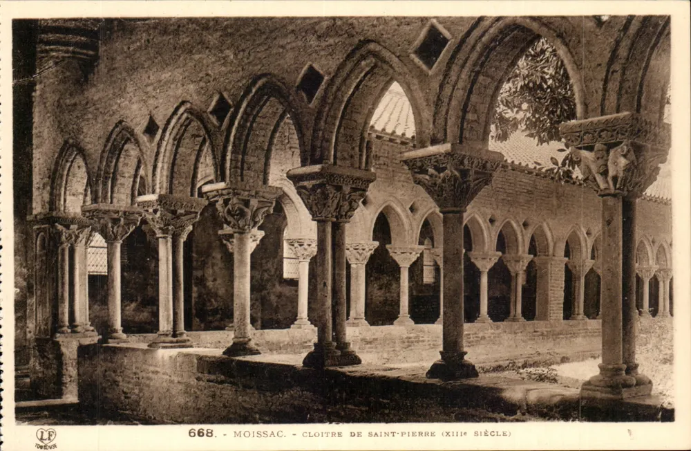 Cloître de Saint-Pierre — Moissac — XIIIe siècle — Éditeur : Toreyver - Frente
