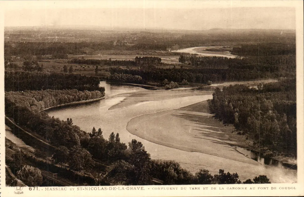 Massiac e St-Nicolas-de-la-Grave — Conflito do Tarn e da Garonne no Ponte de Coudol — Editor: Edições Océan - Irmãos Pyrénées - Toulouse - Frente