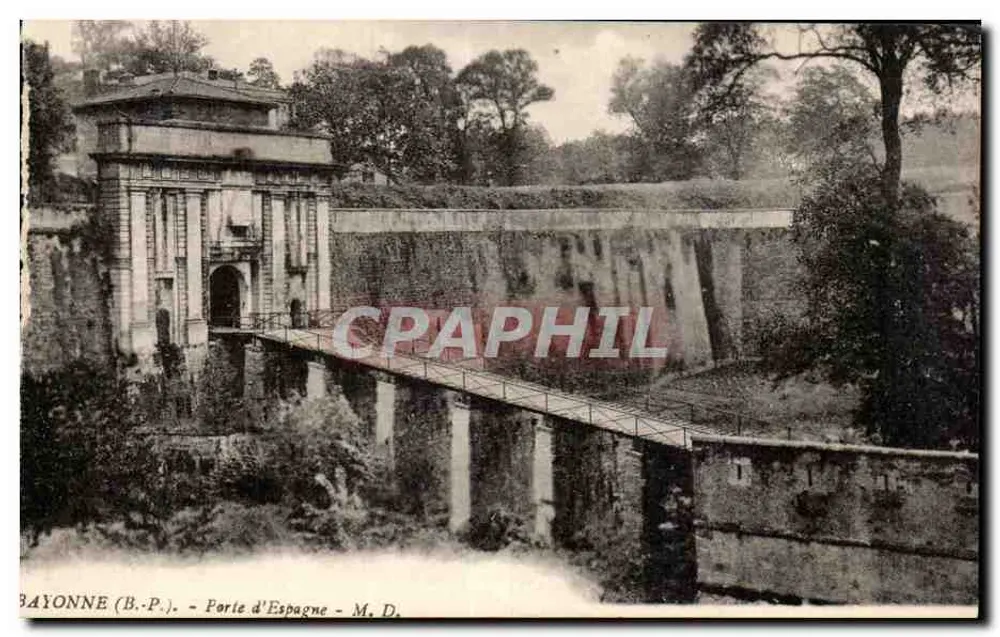 Bayonne (B.P.) - Porta da Espanha - M. D. - Frente